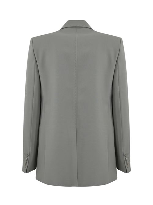 Blazer Edicola in crepe satin di lana Grigio MAX MARA STUDIO | 2516041071600042